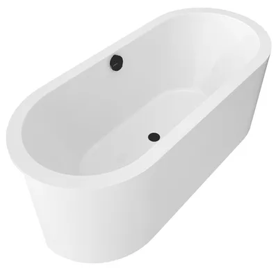 Produktbild von Polysan VIVA C MONOLITH Ovale Badewanne zum Einbauen 170x75x60cm, Weiß