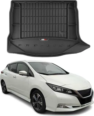 Productafbeelding van OMAC rubberen bagagerek voor Nissan Leaf 2017-2025, TPE, zwarte laadruimtebeschermer