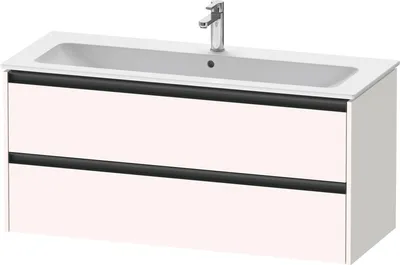 Produktbild von Duravit Ketho.2 Wastafelonderkast 121x48x55 cm Supermat Wit