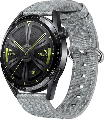 Produktbild von BStrap Denim Armband für Xiaomi Amazfit GTS, gray