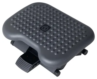 Obrázek produktu pro Ergonomická opěrka nohou, vysoce hustá pěna, rozměry 45 cm × 35 cm × 10 cm, výškově nastavitelná, podpora bederní páteře, design s bezpečnostní certifikací