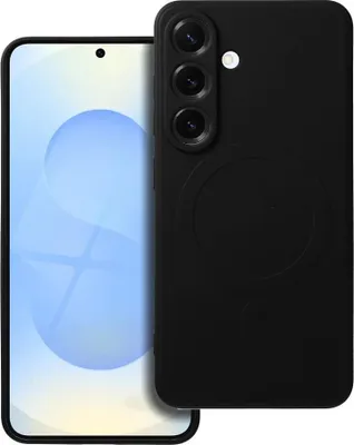 Obrázek produktu pro Pouzdro vhodné pro Samsung S25 Silicone Mag Cover, kompatibilní s MagSafe, černé