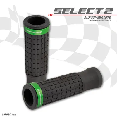 Produktbild von Griffgummiset Select2 7/8-22mm schwarz
