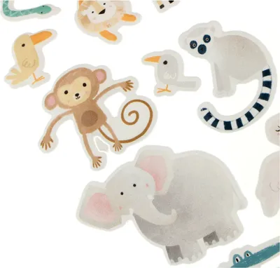 Produktbild von 3D-Sticker Tiere Safari