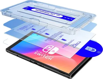 Obrázek produktu pro INF HD Tvrzené Sklo Ochranná Fólie pro Nintendo Switch 2 s Automatickým Odstraněním Prachu
