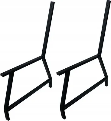 Immagine prodotto di Gambe per panchina 2pcs 40x60cm Nero Pattini per panchina Telaio per panchina Gambe per panchina da giardino in metallo
