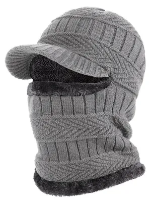 Obrázek produktu pro Kšiltovka s ochranou krku, větruodolná, univerzální lyžařská maska na obličej pro outdoorové aktivity, černá, univerzální velikost