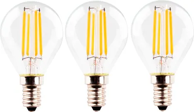 Produktbild von Müller Licht LED Lampe G45 2.9W 25W 220-240V E14 250lm 320° 2700K Retro-3er-Set 401101
