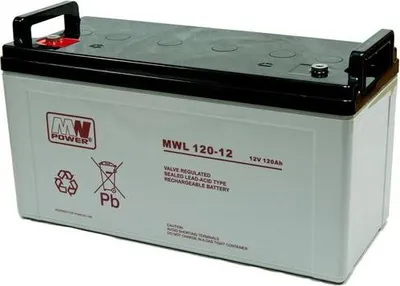 Image de MWL 120-12 : batterie AGM 12 V/120 Ah, 406*173*236 (T60)
