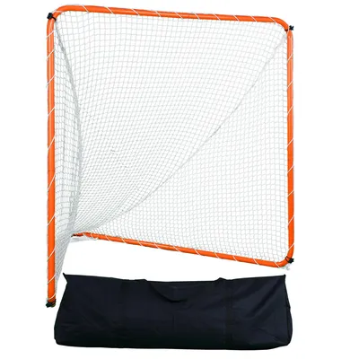 Produktbild von SucceBuy Lacrosse-Tor, 6' x 6' Lacrosse-Netz mit Stahlrahmen, tragbares Trainingsgerät für den Garten, schneller Aufbau mit Tragetasche, langlebig für das Training von Jugendlichen und Erwachsenen