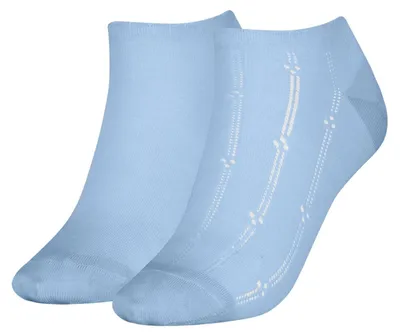Zdjęcie produktu dla Skarpety damskie Tommy Hilfiger 701232975 błękitny - Socks: 35-38 2 PACK