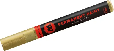 Produktbild von Marker 220PP nachfüllbar 4mm gold Packung mit 3 Stück