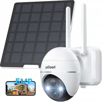 Obrázek produktu pro ieGeek ZS-GX4S Bezdrátová venkovní IP kamera Solární 5MP