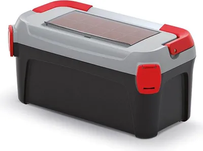 Immagine prodotto di Kufr na nářadí s kov. držadlem SMART 500x251x243 mm - barva černá s šedým víkem