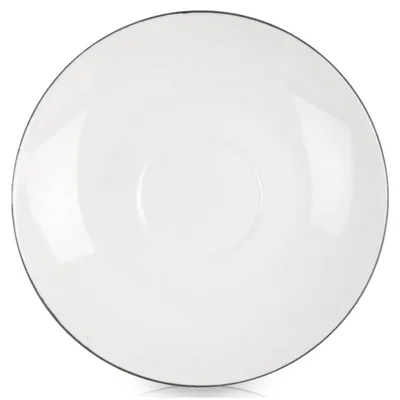 Immagine prodotto di Orion | Piattino - Piatto - Porcellana - Bianco - Rotondo - 15 cm - Lavabile in lavastoviglie - DECORA
