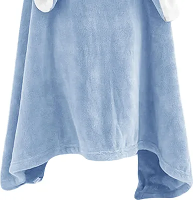 Produktbild von Ultraweiches Babyhandtuch mit Kapuze, Cartoon-Badetuch für Kinder, mit niedlicher Kapuze für Babys, Kleinkinder, Kleinkinder, 70 x 140 cm