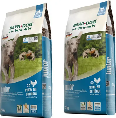 Produktbild von Bewi Dog Junior 2 x 25 kg