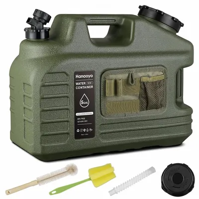 Immagine prodotto di Tanica per acqua 5 gallon - Senza BPA - Con rubinetto e borsa - Portatile