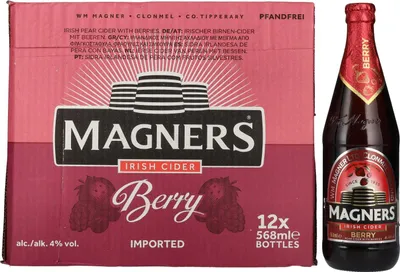 Image de Magners Irish Cider BERRY 4% Vol. 12x0,568l