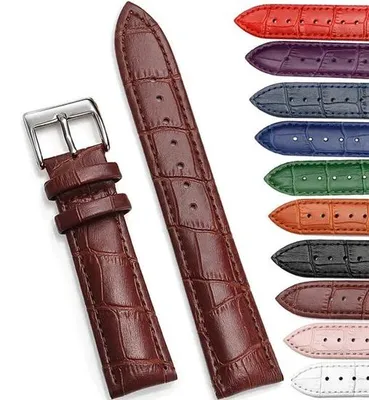 Produktbild von Lederarmband 20 mm, dunkelbraun, einstückig