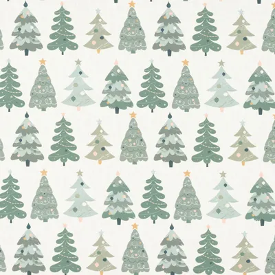 Produktbild von Dekostoff Meterware Baumwolle Merry Christmas ecru grün 1,40m