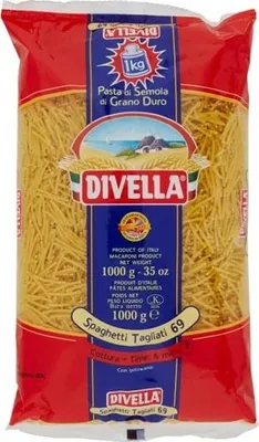 Produktbild von Divella Hartweizengriess Nudeln Spaghetti Geschnitten 69 Gr 500 X 24
