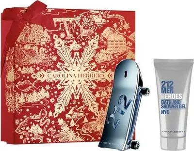Produktbild von Carolina Herrera 212 Heroes Forever Young Men Set Eau de Toilette, 90 ml + Duschgel, 100 ml