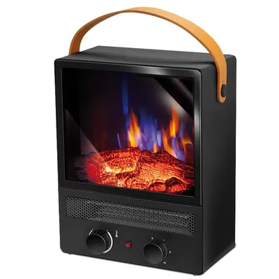 Immagine prodotto di Caminetto elettrico Termoventilatore Riscaldatore elettrico MPM MEK-02 1500W