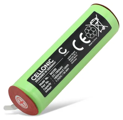 Zdjęcie produktu dla CELLONIC 1x akumulator do golarek i maszynek do strzyżenia włosów, kompatybilny z modelami Braun 1509, 4520, 5414, 180AAH – (1800 mAh, 1,2 V)