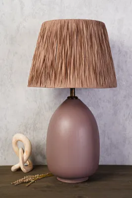 Produktbild von Opviq, YL270, Tischlampe, METALLKÖRPER, Braun, 35 x 35 x 60 cm