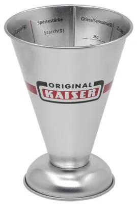 Produktbild von Kaiser 23 0076 9080, 0,5 l, Edelstahl, 110 mm, 150 mm, 110 mm, 90 g