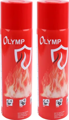 Produktbild von 2x Feuerlöschspray  Universal einsetzbares auf Schaumbasis a 500g Olymp