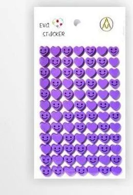 Image de Stiker avec éléments en mousse violet
