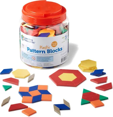 Productafbeelding van Plastic patroon blokken 250 - Stuks Set - 0.5 cm Dikte