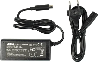 Produktbild von vhbw Ladegerät kompatibel mit Segway Ninebot ES2, ES4, ES3, ES1, E25E, E25, E22D, F20D, F20A, F20, ES1L, D28, D28D, E22 Hoverboard, Scooter - 14,9 cm