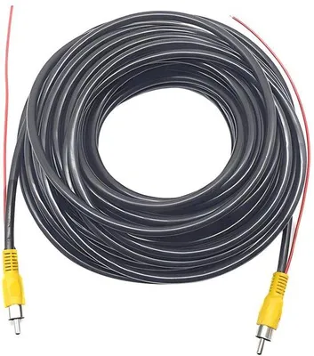 Productafbeelding van 10 meter RCA-kabel voor achteruitrijcamera - Mannelijk naar Mannelijk