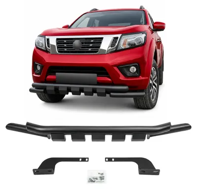 Image de Pare Buffle Pour Nissan Navara NP300 Depuis 2016 Noir Shark