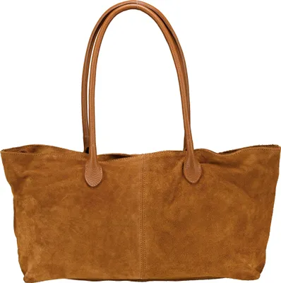 Produktbild von Hausfelder Manufaktur Shopper Velours Braun 25