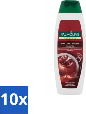 Produktbild von Palmolive Naturals - Shampoo - Brilliant Color - Für coloriertes Haar - 350 ml - Vorteilspack - 10 Stücke