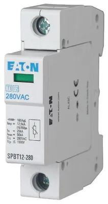 Immagine prodotto di Eaton 158306 SPBT12-280/1 Scaricatore di sovratensioni Protezione da sovratensioni per: Quadro di distribuzione 1 pz
