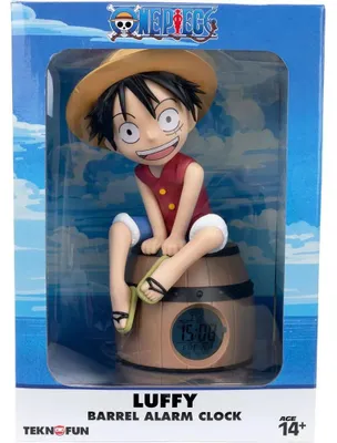 Zdjęcie produktu dla One Piece - Luffy Na Beczce - Podświetlany Budzik Led - 11 Cali