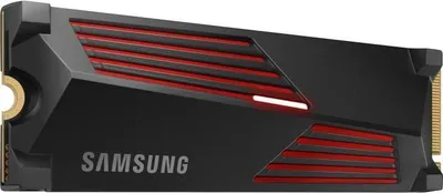 Immagine prodotto di SSD interno, Samsung 990 PRO, 1 TB, dissipatore di calore, MZ-V9P1T0GW, PCIe 4.0 NVMe, compatibile con PS5 e PC