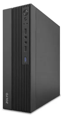 Produktbild von Zolyd Xyndora, Micro Tower, PC, Schwarz, Mini-ITX, Metall, Kunststoff, Gummi, SPCC, 7,5 cm