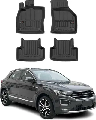Image de OMAC Tapis de sol en caoutchouc pour VW T-Roc 2017-2025 Noir Premium