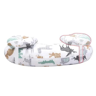 Produktbild von Baby Stillkissen zum Stillen und Flaschenfüttern, ergonomisches Lagerungskissen für Mutter & Baby, Sitz- und Bauchlage