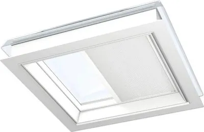 Produktbild von VELUX Dachfenster Wabenplissée weiß mit weißem Alu-Rahmen solarbetrieben FSK 060090 1045KWL