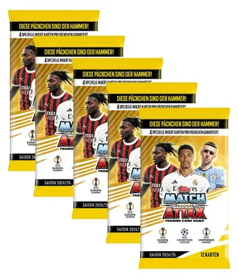 Immagine prodotto di Match Attax Champions League 2024/25 - Figurine - 5 buste