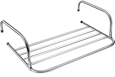 Produktbild von Opvouwbare Radiatoren- und Balkondroger aus Edelstahl, für Kleidung, Socken und Schuhe, 40 cm