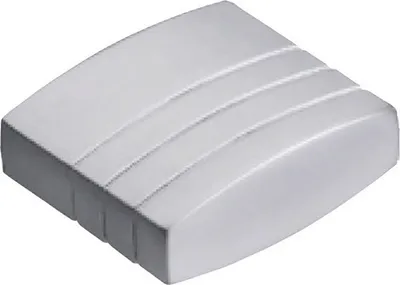 Produktbild von Möbelknopf Rillen Metall matt/nickel Lochabstand 16 mm LxBxH 26/9/22 mm