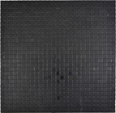Produktbild von Aluminiummosaik selbstklebend Quadrat Alu black Silk brushed